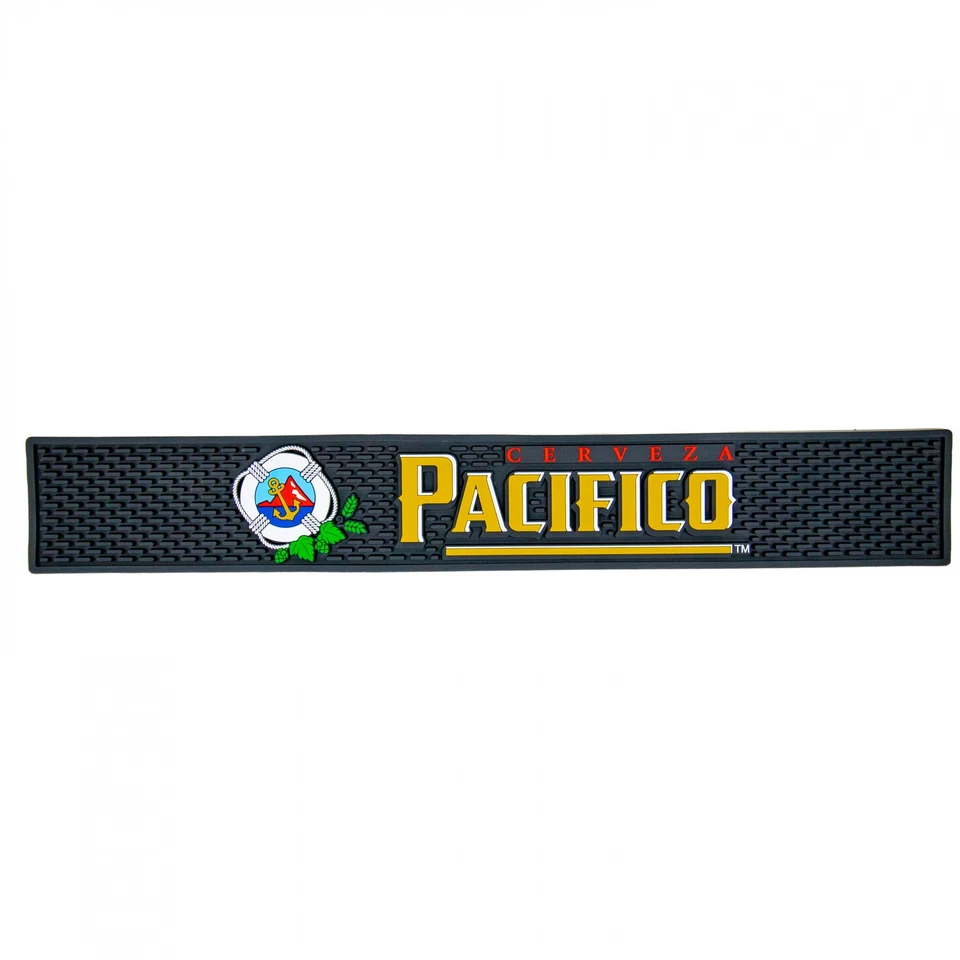 Pacifico Cerveza Tropfschiene PVC Bar Matte, 24 x 3,5" Mehrfarbig - Bild 1 von 1