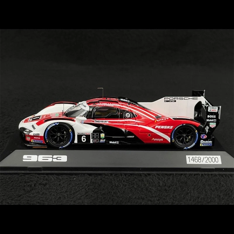Porsche 963 LMDH #6 Porsche Penske Motorsport 24h Daytona 2023 Spark 1:43 Scale - Image 4 of 4