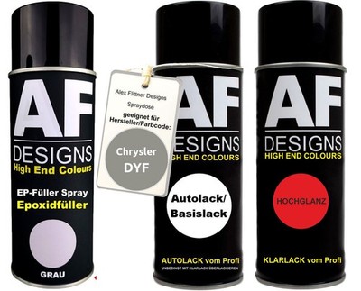 Epoxid Spraydose Set für Chrysler DYF Platinum Beige Metallic Spraydose EP Grund