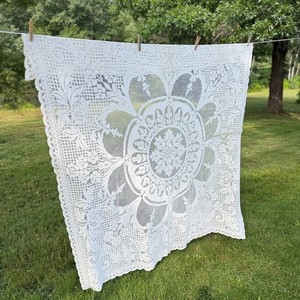 Quaker Lace Tablecloth | eBay