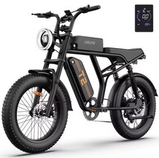 vélo électrique  E Bike Urlife T2 À Pneu  Larges Moteur 250 W Batterie Amovibles