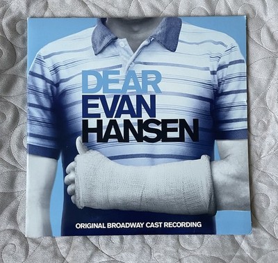 Dear Evan Hansen (Original Broadway Cast Recording) Blue Color Vinyl 2LP NM