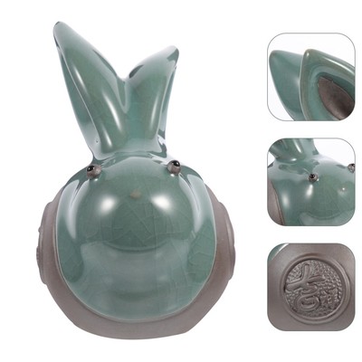 Tee-Haustier-Ornament Baby Kaninchenfiguren Wohnkultur Hasen Dekorationen