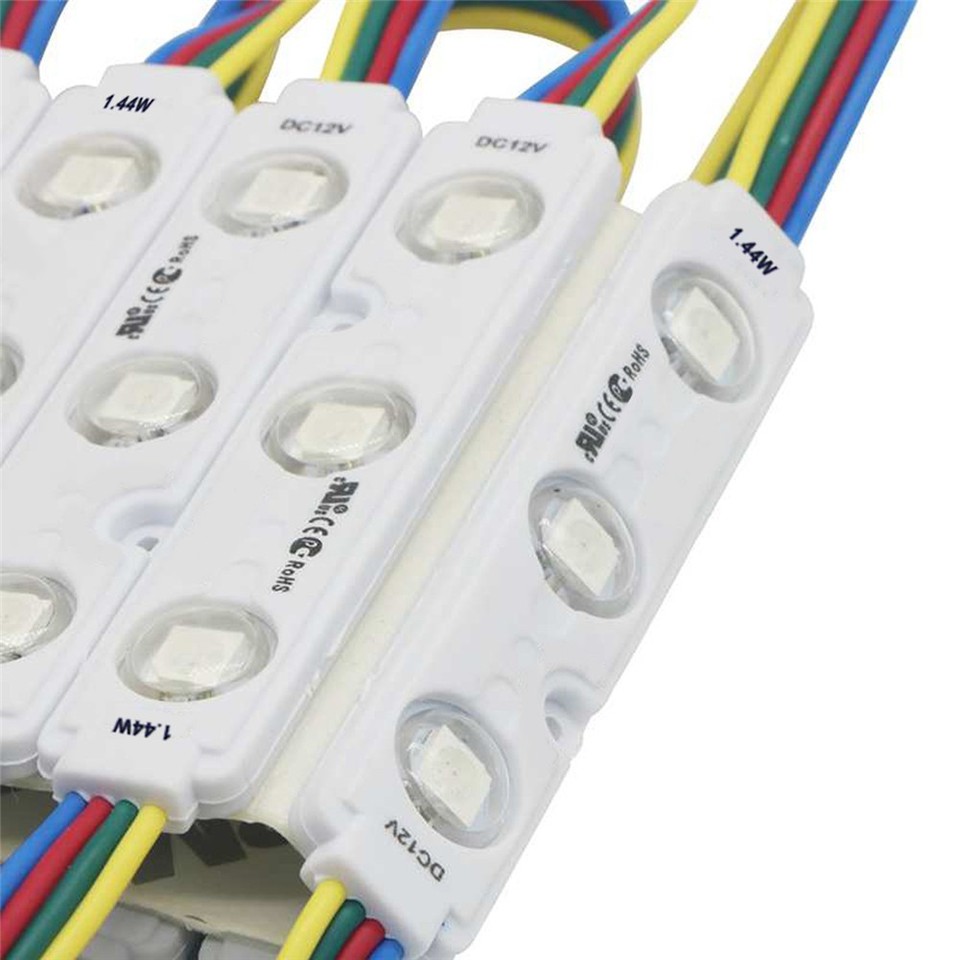RGB SMD 5050 3 LED Module Light 12V For Sign Letter Channel Lamp Store ...