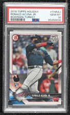 2018 Topps Holiday Bowman Turkey 25/35 Ronald Acuna Jr #TH-RAJ PSA 10 GEM MT 1b3