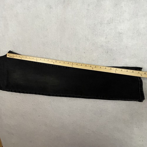 Mavi Jeans Mens 32x34 Zach Straight Leg Black Denim - Picture 8 of 18