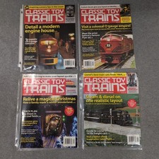 2014 Classic Toy Trains Magazine Lot 4 Issues Sept Oct Nov Dec O S Gauge Lionel