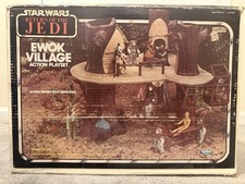 Vintage Kenner Star Wars ROTJ Ewok Village Playset Complete with Box