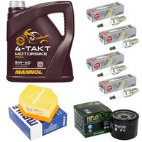 Set FüR BMW K 1300 R S GT K 2009-15 Wartung ÖL 4L Luftfilter ÖLfilter ZüNdkerzen