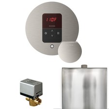 Mr. Steam BBRBN Basic Butler Round Control Package Brushed Nickel