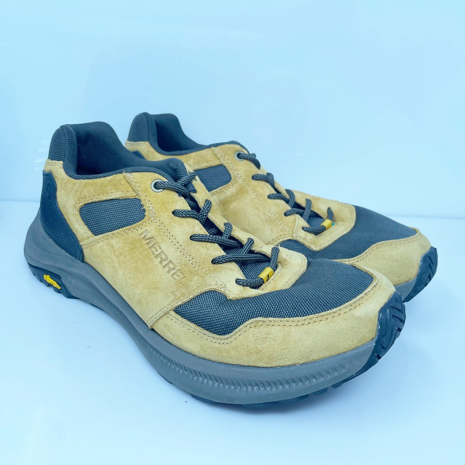 Scarpe da corsa Merrell uomo Ontario 85 J033857 gialle sneakers taglia 9