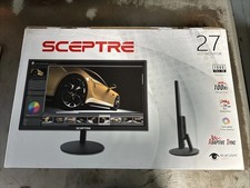 Sceptre 27" LED gaming Monitor box opened but brand new and not used. 1080p HD