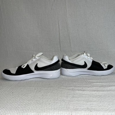 Nike Ja 1 Scratch 2.0 Black White Sneaker Shoes FQ4796-101 Men's Size 9.5