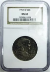 1957 FRANKLIN HALF DOLLAR! NGC MS65! COLLECTORS PIECE! FANTASTIC! WOW! NR #P1988