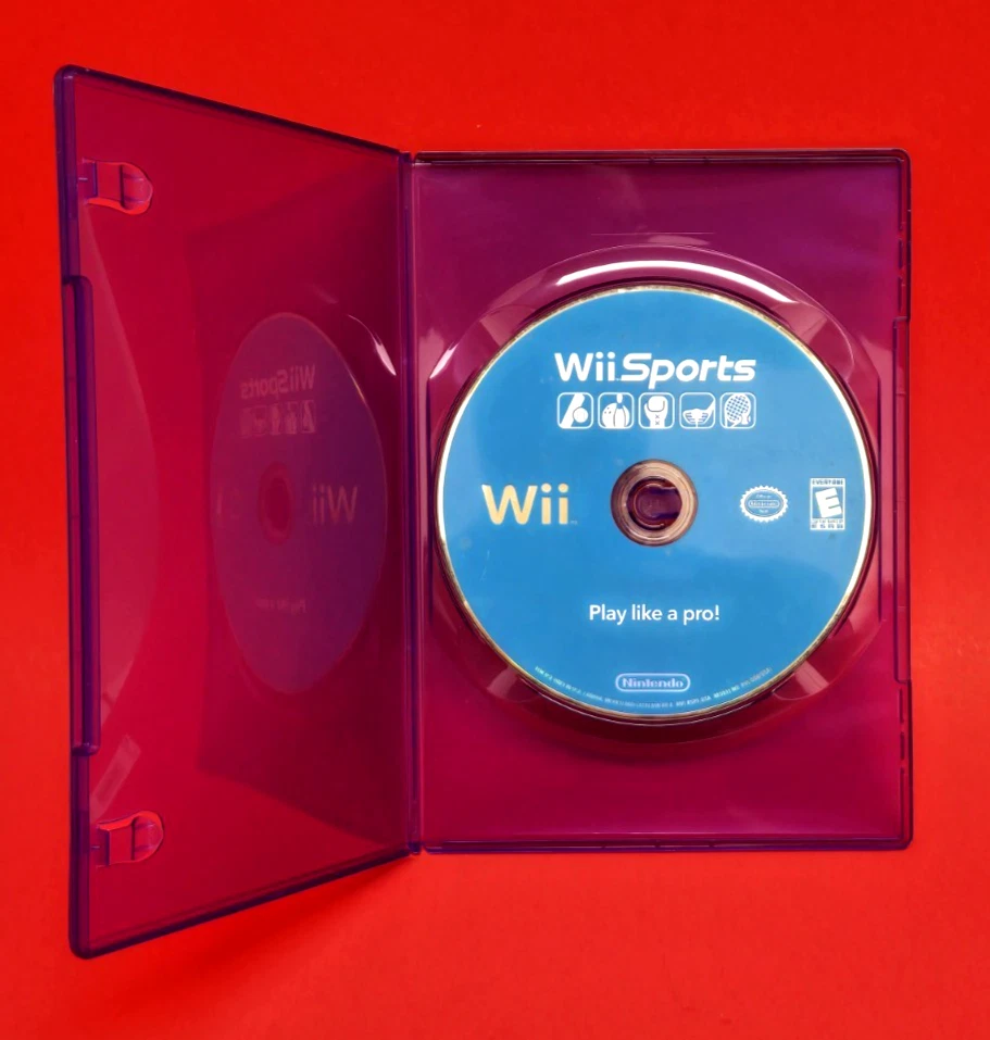 Nintendo Wii Sports Multiplayer Sports Game Disc w/ Protective Case Tested Works