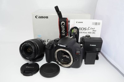 Canon EOS Kiss X80 DSLR Camera Kit with 18-55mm Lens - Used