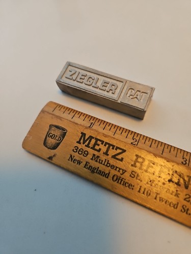 Ziegler CAT Caterpillar Construction Equipment Vintage Advertising Paperweight. - Picture 3 of 12