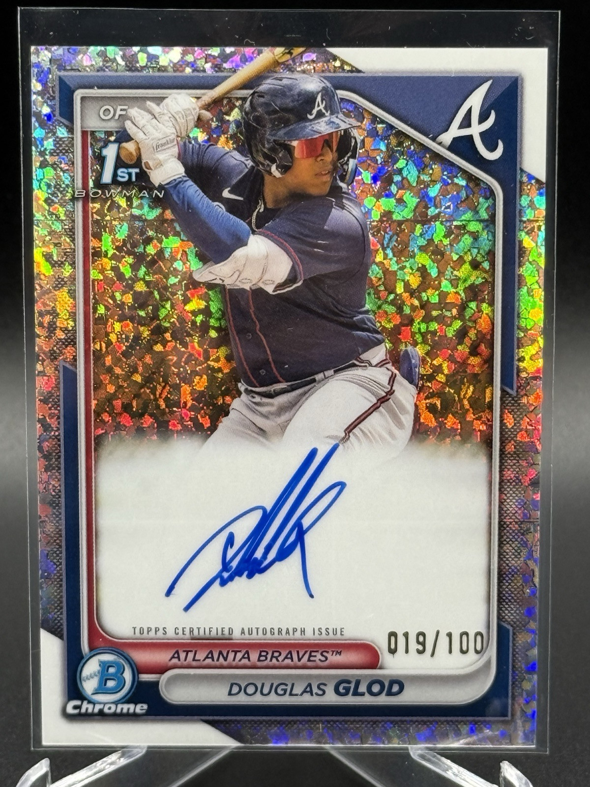 2024 Bowman Chrome DOUGLAS GLOD Bowman 1st Mini Diamond Auto /100