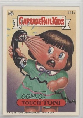 1987 Topps Garbage Pail Kids Series 11 Touch Toni (Two Star) #448a 0nr3