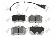 Rear axle abacus 231-02-107 brake pad set, disc brake for Seat, VW
