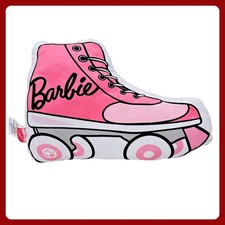 Barbie Roller Skate Girl Plush Pillow Pink Mattel 2023 Franco Decorative 18"