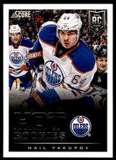 2013-14 Score Nail Yakupov Rookie Edmonton Oilers #650