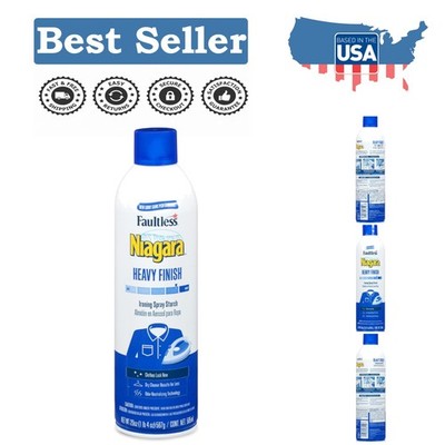 Niagara Spray Starch Plus 20 Oz - Professional Results for Heavyweight Fabrics