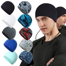 Sweat Wicking Cooling Bald Dome Skull Cap Helmet Liner Sport Beanie Hat Summer⭐⭐