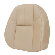 Tan Leather Driver or Passenger Side Top Lean Back Replacement Seat Cover Fit