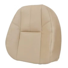  Tan Leather Driver or Passenger Side Top Lean Back Replacement Seat Cover Fit 