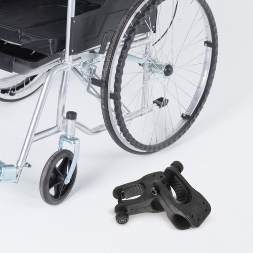 2pcs Rubber Crutch Holder Wheelchair Cane Holder Mobility Scooter Crutch - Bild 8 von 12