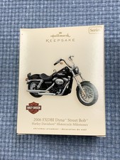 2006 FXDBI Dyna Street Bob 2007 Hallmark Harley Davidson Milestones #9-NEW
