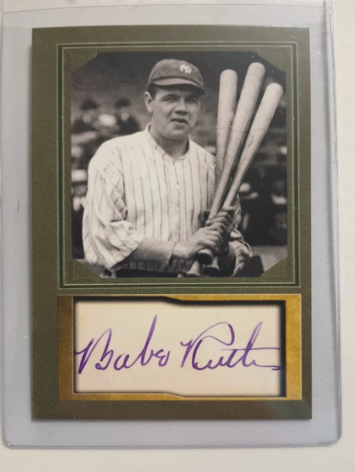 Babe Ruth ACEO Facsimile Autograph Edition In Pristine Condition. Very Nice Card - Image 2 of 4