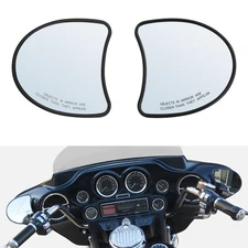 10mm Fairing Mount Rear View Mirrors Fit For 96-13 Harley Electra Street Glide
