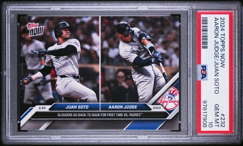 2024 Topps Now 232 Juan Soto / Aaron Judge
