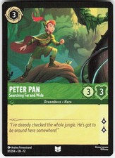 Peter Pan Searching Far and Wide 81/204 Wilds Unknown Disney Lorcana