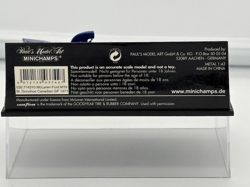 Minichamps - 1/43 McLaren Ford M19 Mark Donohue - F1 Canadian GP 1971 - Sunoco - Picture 7 of 7