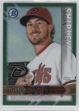 2016 Bowman Chrome Turn Two Green Refractor /99 Braden Shipley Yoan Lopez 0er