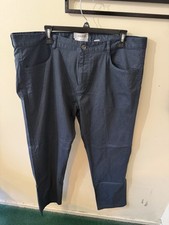 CALVIN KLEIN MENS DESIGNER PANTS. SIZE- 38 X 32. ( NAVY BLUE ) SLIM FIT.