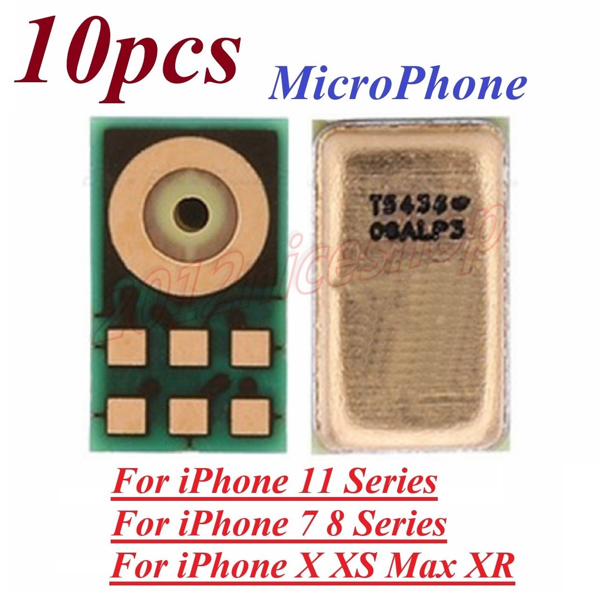 iPhone 純正 micro 10pcs OEM Microphone Mic Module For iPhone 11 11 Pro Max 7 8 Plus