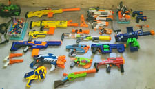 Large NERF Lot - Fortnite NERF Mega Foam Dart Blaster Lot w/ Darts - E9485