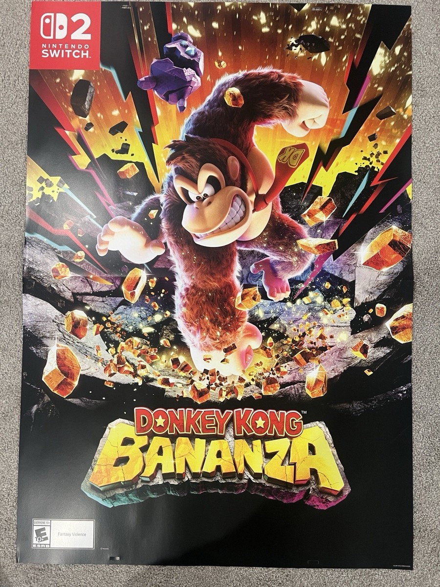 ドンキーコング バナンザ DONKEY KONG BANANZA 販促ポスター ドンキーコング バナンザ」店舗特典＆商品情報まとめ - ゲーム