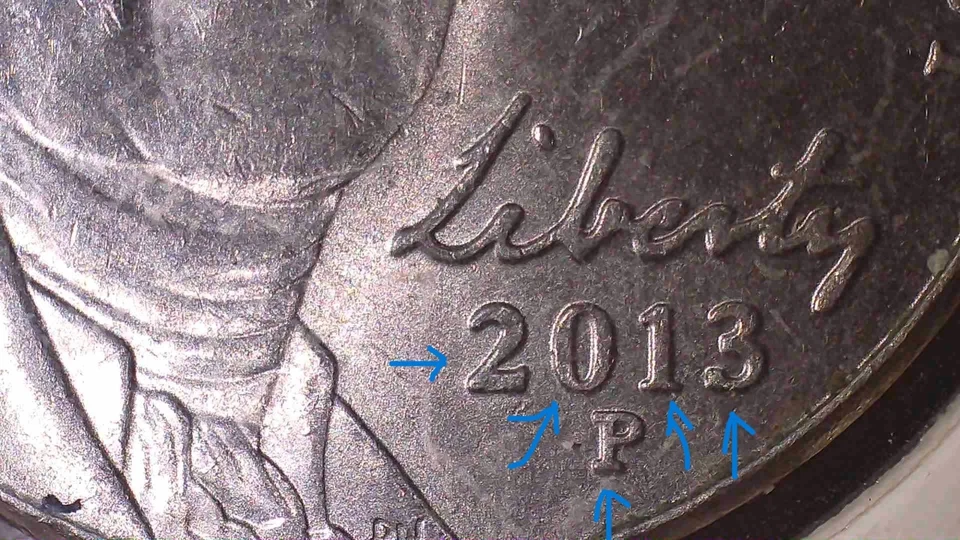 2013 Liberty Nickel **Double Die** - Image 2 of 4