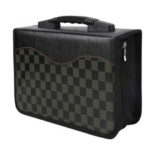 128 Disc CD DVD Storage Bag PU Leather Media Album Case Holder Organizer Sleeves