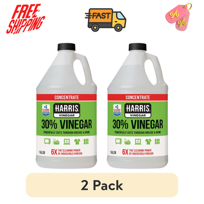 #ad 2 Pack Harris 30 Vinegar Concentrate All Purpose Cleaner 1 Gallon Multi Use $34.98
