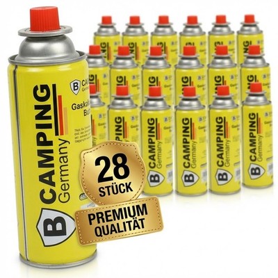 28 x Gaskartuschen 227g Butangas MSF-1a Campingkocher Gaskocher Bunsenbrenner