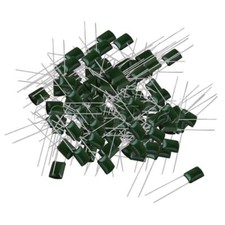 50 Pcs Green Polyester Film Drop Electric Guitar Capacitor 0.022U / 2A223J 100V