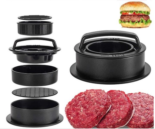 Gefüllte Burger Presse Hamburger Patty Formen Maschine Schieber Küche schneller kostenloser Versand - Bild 2 von 14