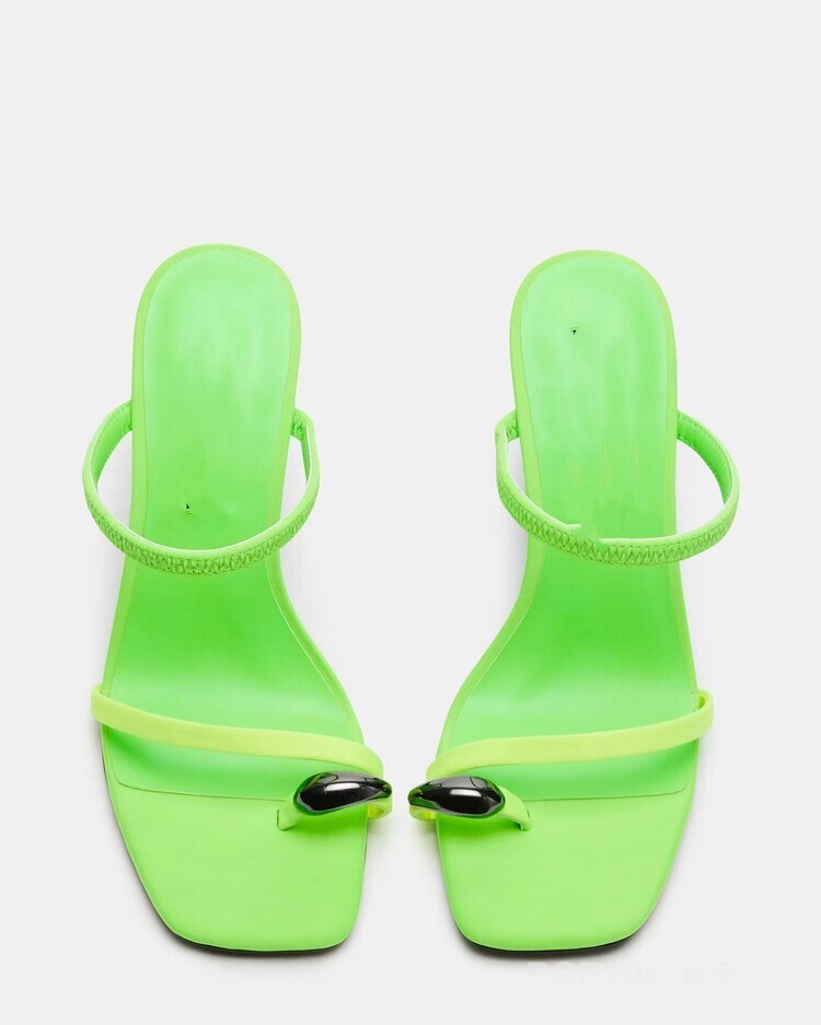 PANTOFOLA D’ORO Scarpe sandali ciabatte donna moda sexy punta clip tacco alto perizoma mules OEQM