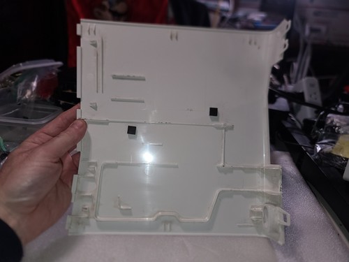 Microsoft Xbox 360 S 1439 Blanco Parte Inferior Carcasa Brillo Cubierta X820119-Exacto-OK - Imagen 14 de 14